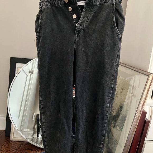 Zara Elastic Waistband Jeans Womens - Picture 5 of 5
